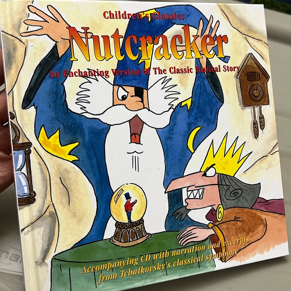 NEW The Nutcracker Children’s 2 in 1 book CD unopened Tchaikovsky Classic